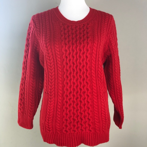 🌟HP🌟 J. Crew Cable Knit Pocketed Sweater - Picture 3 of 4